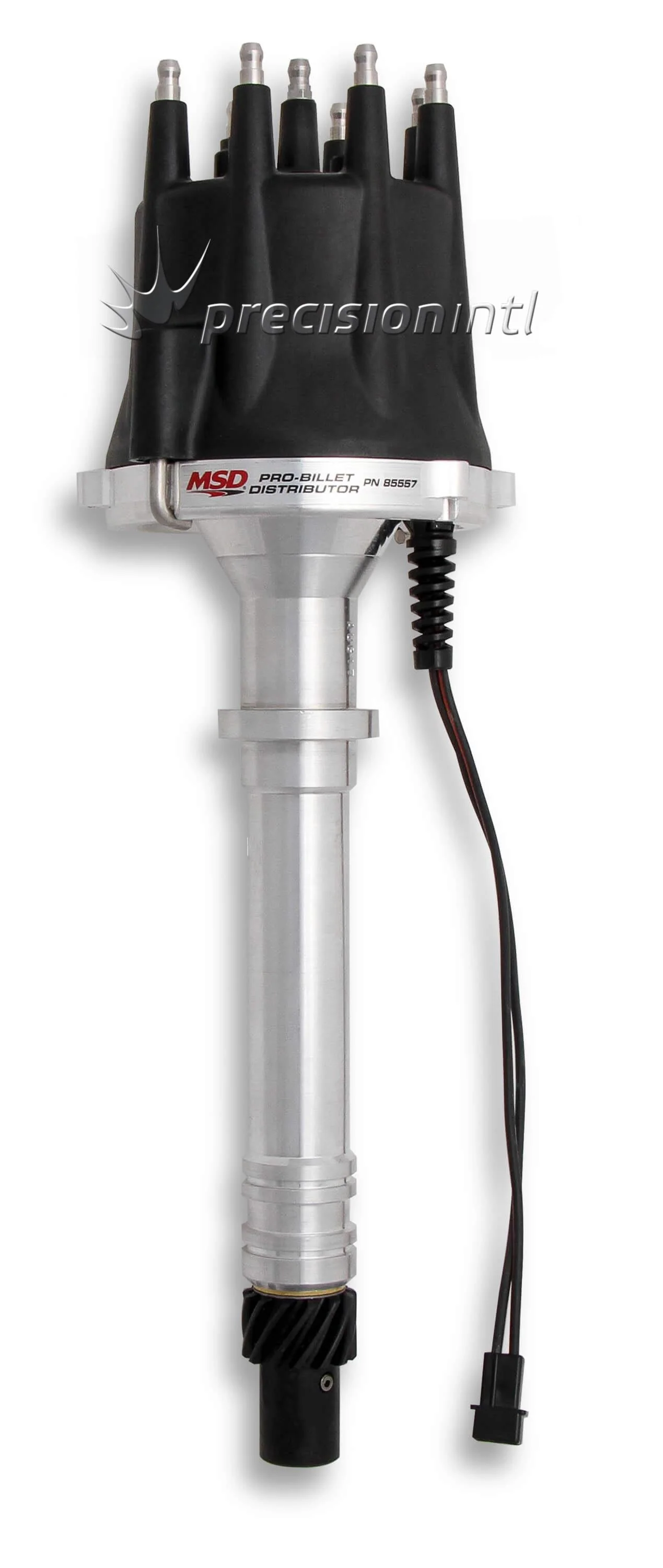 MSD 85557 PRO BILLET DISTRIBUTOR BLACK SUITS CHEV SB/BB V8