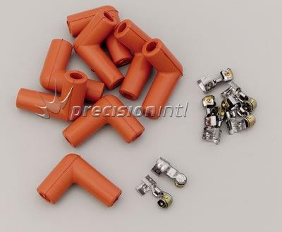MSD 8852 PRO RACE HIGH TEMP BOOTS 90 INC TERMINALS SET OF 8