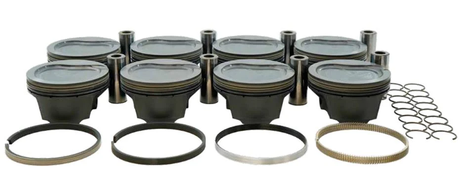 MAHLE 930266421 4.221¨ BORE FORGED PISTON AND RING SET FORD 7.3 GODZILLA V8