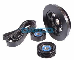 POWERBOND PBK003 20% U/DRIVE KIT FORD BA ON INCL BALANCER PULLEYS BELT
