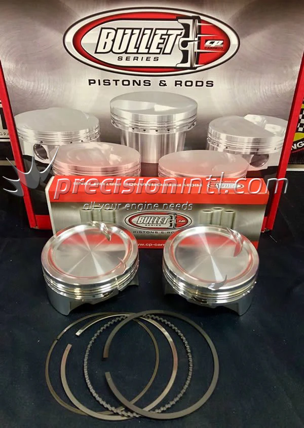 CP PISTONS BLS1126-005 BULLET FORGED PISTONS DISH TOP GM LS2 INC RINGS BORE 4.005