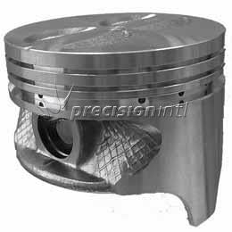 HYPATEC PT8RW21317-B060 060 FLAT TOP PISTON SET CHEV 350 USE RS2271 060 RINGS