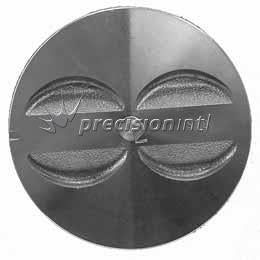 HYPATEC PT8RW21317-B060 060 FLAT TOP PISTON SET CHEV 350 USE RS2271 060 RINGS - Image 2