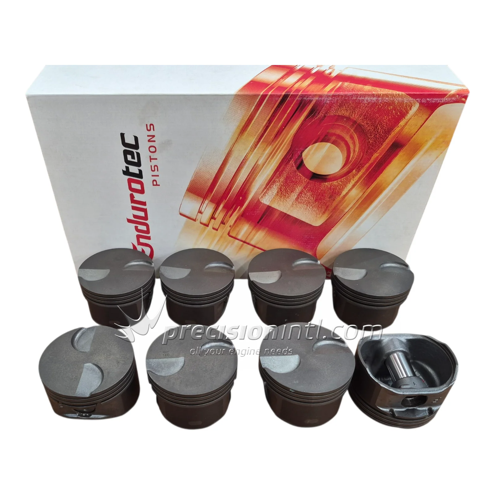 ENDUROTEC 58134 STD FLAT TOP PISTON SET CHEV LS 4.8L 5.3L USE RS6213 RINGS