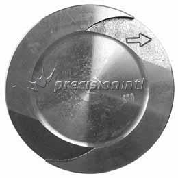 HYPATEC PT8RW21493-A000 STD DISH TOP PISTON SET FORD 302C 351C USE RS2271 STD RINGS - Image 2