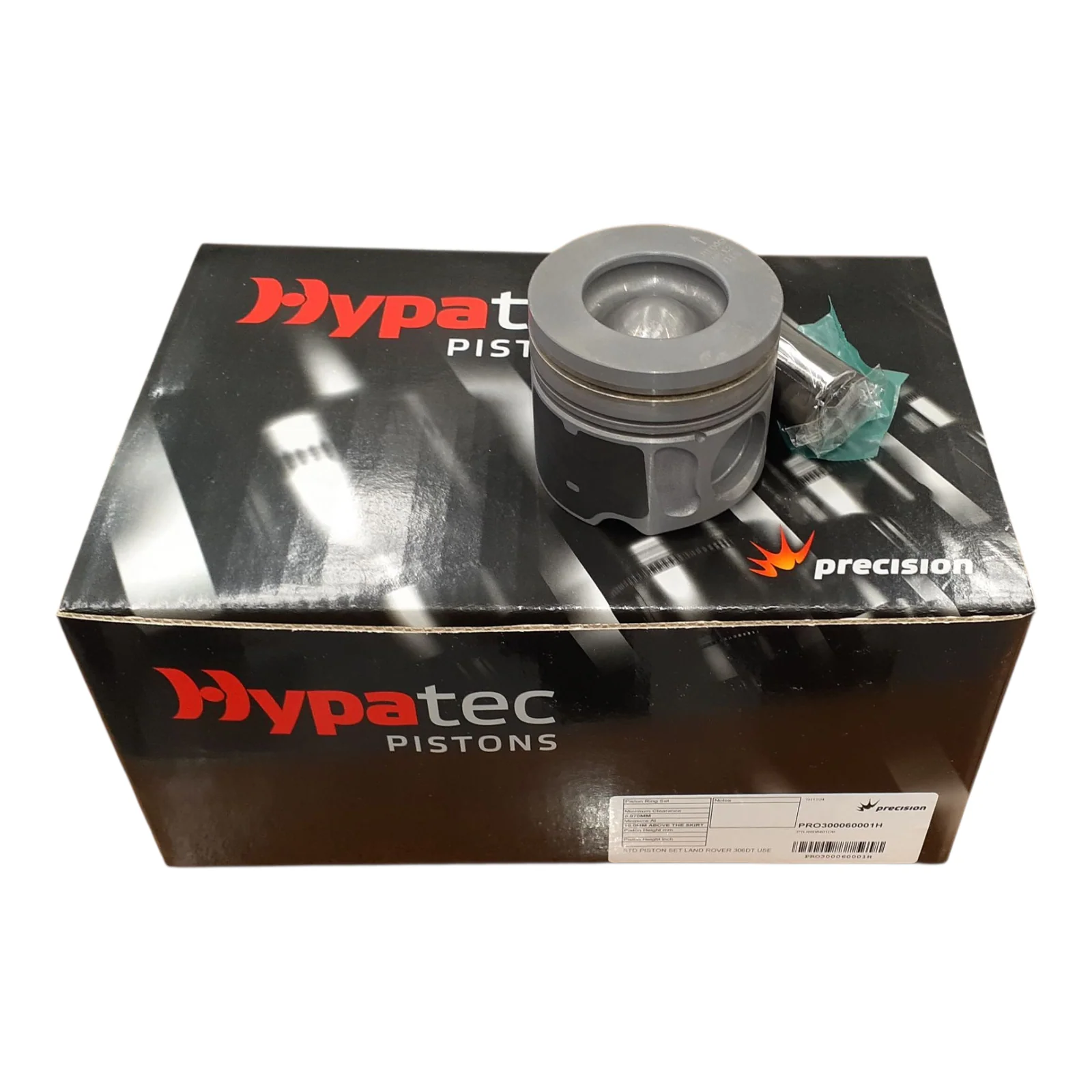 HYPATEC PTLR608401DB STD PISTON SET LAND ROVER 306DT USE RS6480 STD RINGS