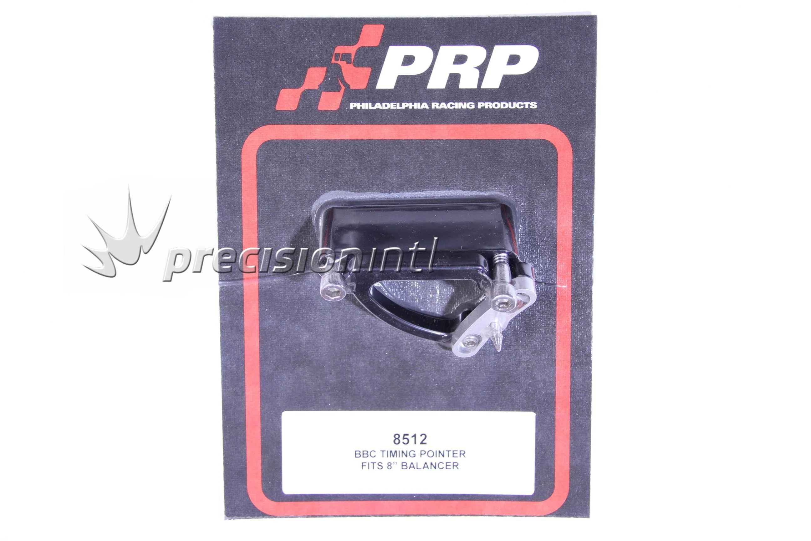 PRP PRP-8512 BILLET ADJ TIMING POINTER BLAC FITS CHEV BB 8" BALANCER