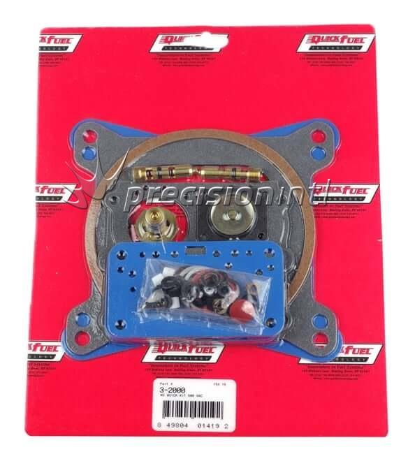 QUICK FUEL 3-2000QFT CARBURETTOR REBUILD KIT FOR 600 CFM VAC SEC
