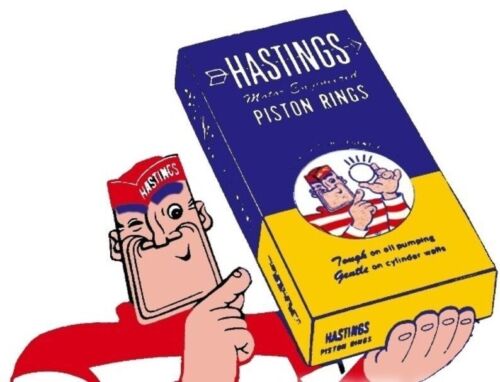 HASTINGS 2M139005 005 MOLY RINGS CHEV FORD HOLDEN V8 I-4.000-0.005-5/64-5/64-3/16