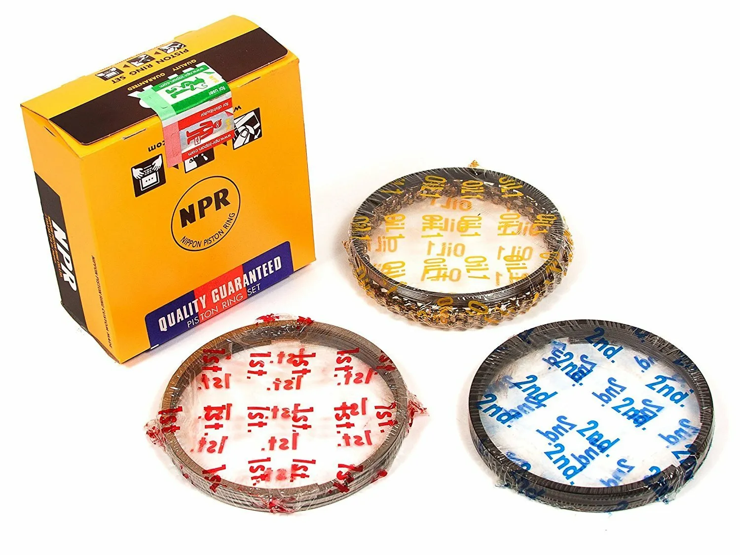 NPR SWF30012-0 STD STEEL NITRIDE RINGS FOR FORD 4.0L V6 M-100.40-0.00-1.2-1.5-3.0