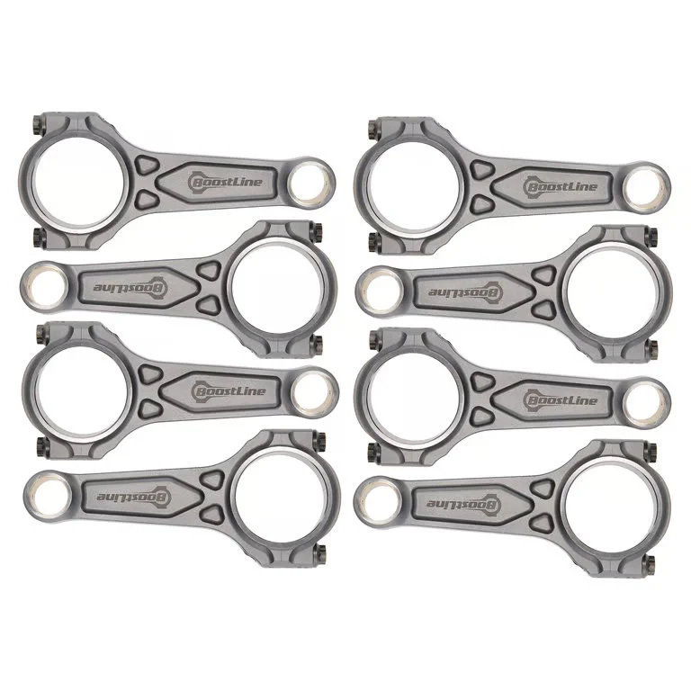 BOOSTLINE BLP-SC5700-927 CONROD SET CHEV SB I-BEAM 5.700" LENGTH ARP2000 BOLTS - Image 3