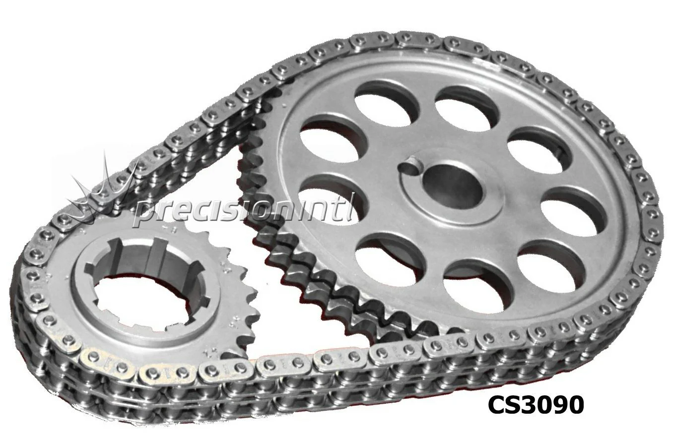ROLLMASTER CS3090 GOLD SERIES TIMING SET FORD 351C H/PERF STEEL DUAL ROLLER