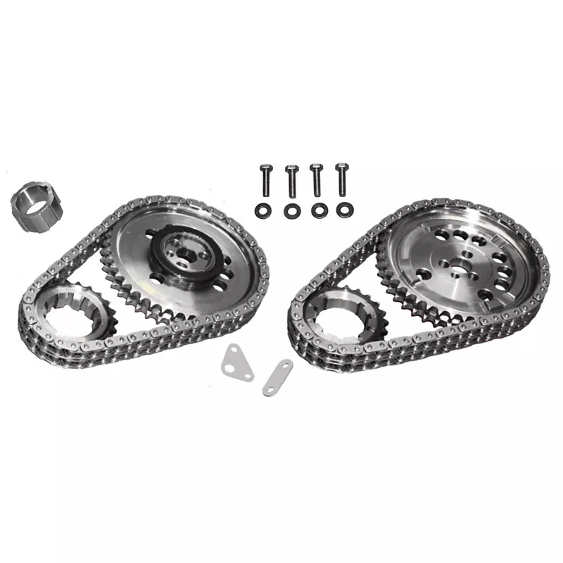 ROLLMASTER CS1195 CHEV LS TIMING SET DOUBLE ROW WITH TORRINGTON SUITS 3 BOLT CAM & 58T RELUCTOR