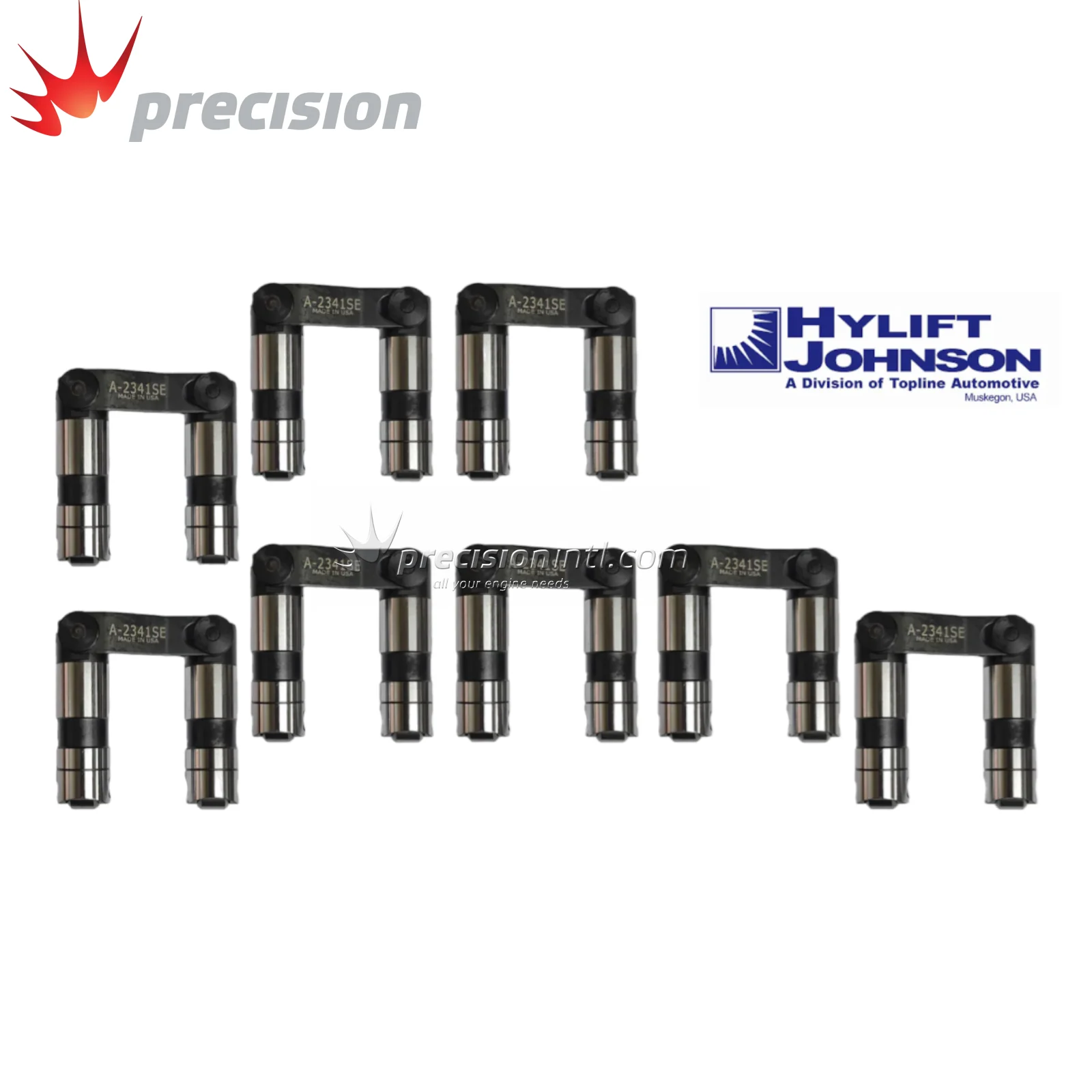 HYLIFT JOHNSON A-2341SE (X16) BB CHEV HYDRAULIC ROLLER LIFTERS RETRO-FIT SLOW LEAK DIRECT SHOT OILING