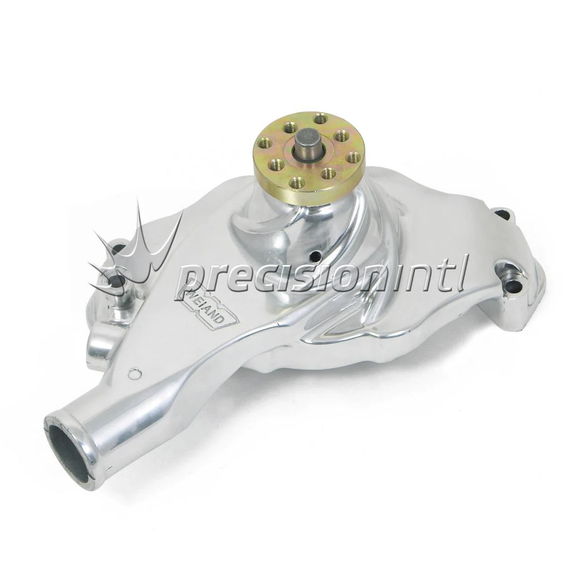 WEIAND 9212P ACTION PLUS WATER PUMP BBC SHORT POLISHED FINISH