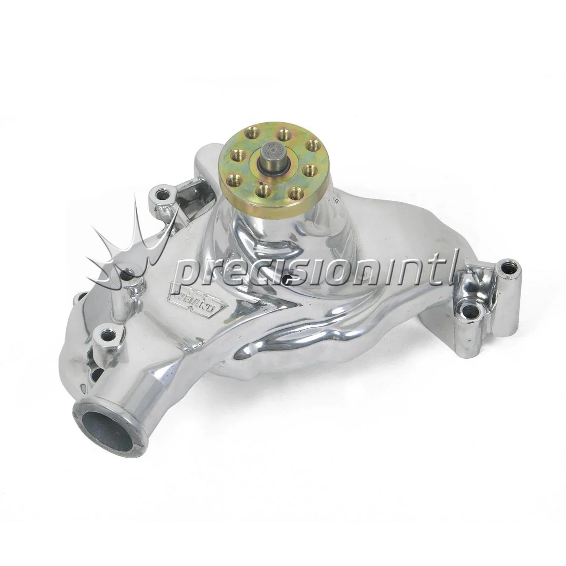 WEIAND 9242P ACTION PLUS WATER PUMP BBC LONG POLISHED FINISH