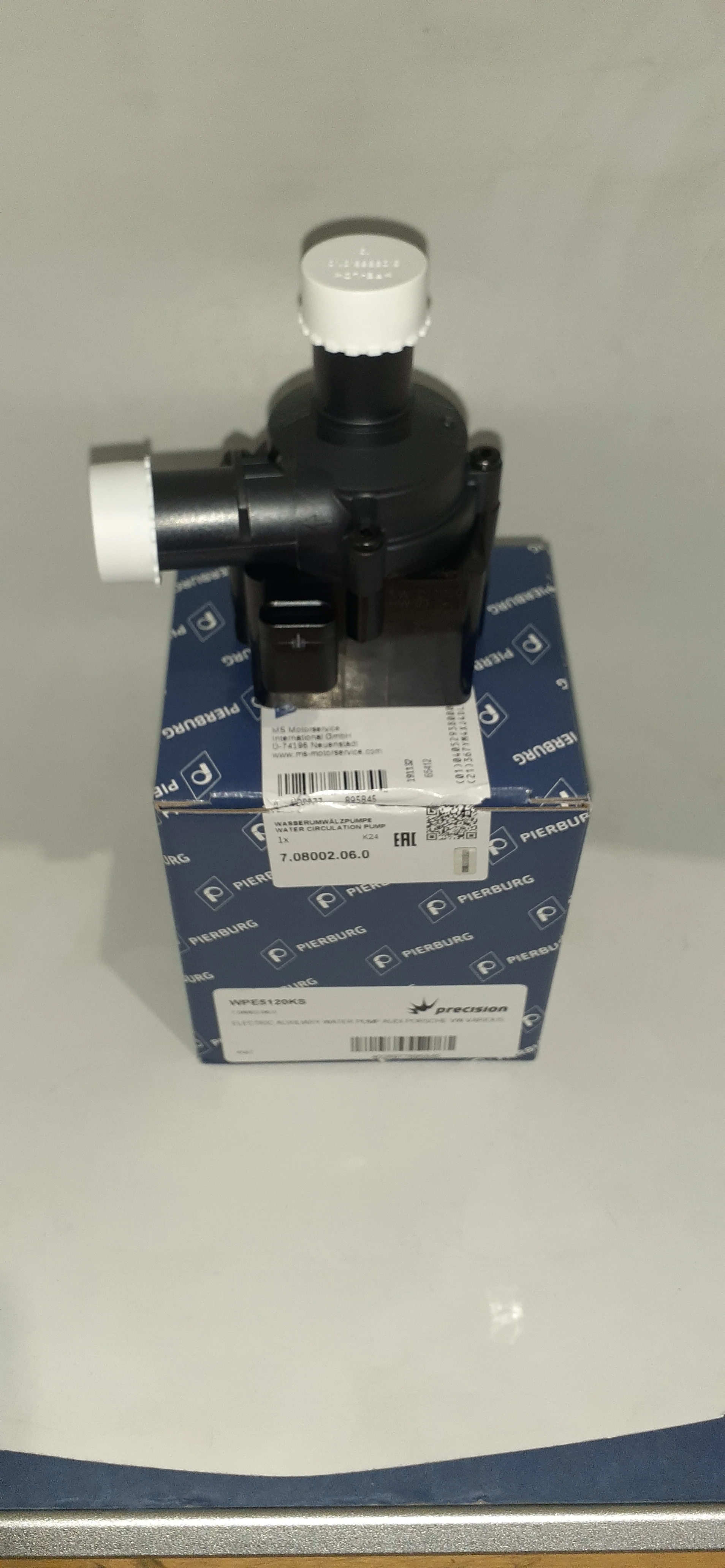 KS 7.08002.06.0 ELECTRIC WATER PUMP AUDI PORSCHE VW OE # 06H121601H/L/P